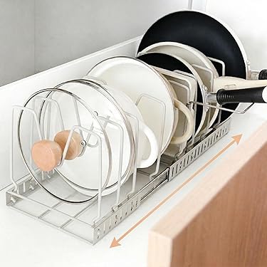 お値下げ！　イマン　ローズ　4段ラック　鍋収納にも！ akt8_1004040